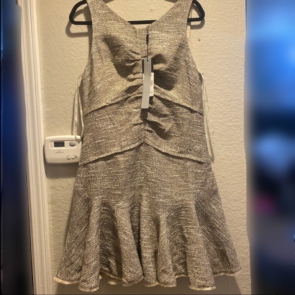 Halston Heritage evening collection dress